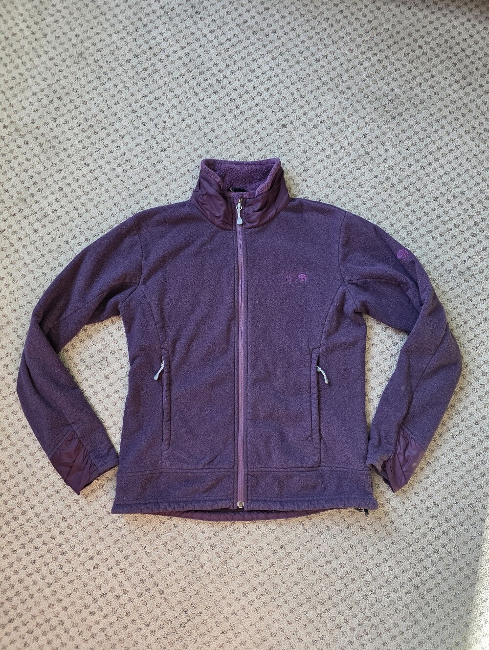 Mountain Hardwear Women's Purple Full‑Zip Fleece Jacket